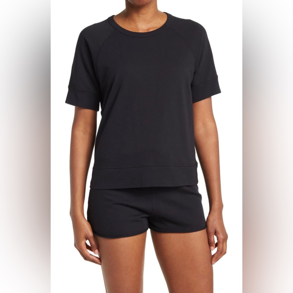 James Perse women’s black shorts set